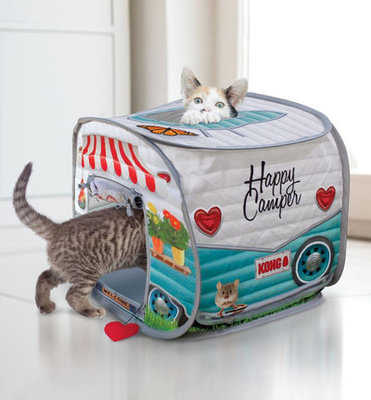 POP-UP CAMPER PLAY SPACE ​by KONG CAT TOYS